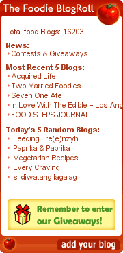The Foodie Blog Roll
