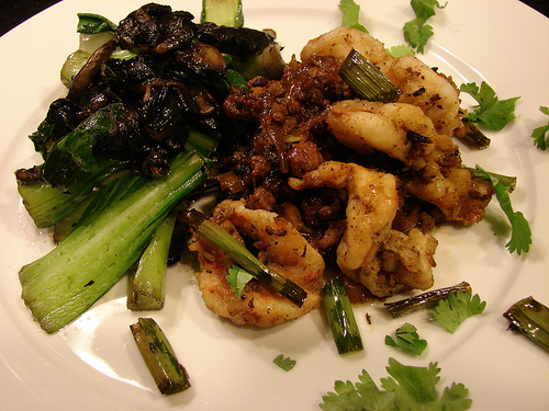 Shrimp and Pork with Spicy Pepper Sauce
