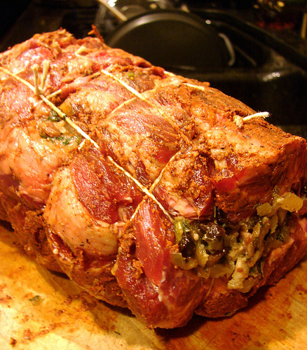 trussed Mangalitsa